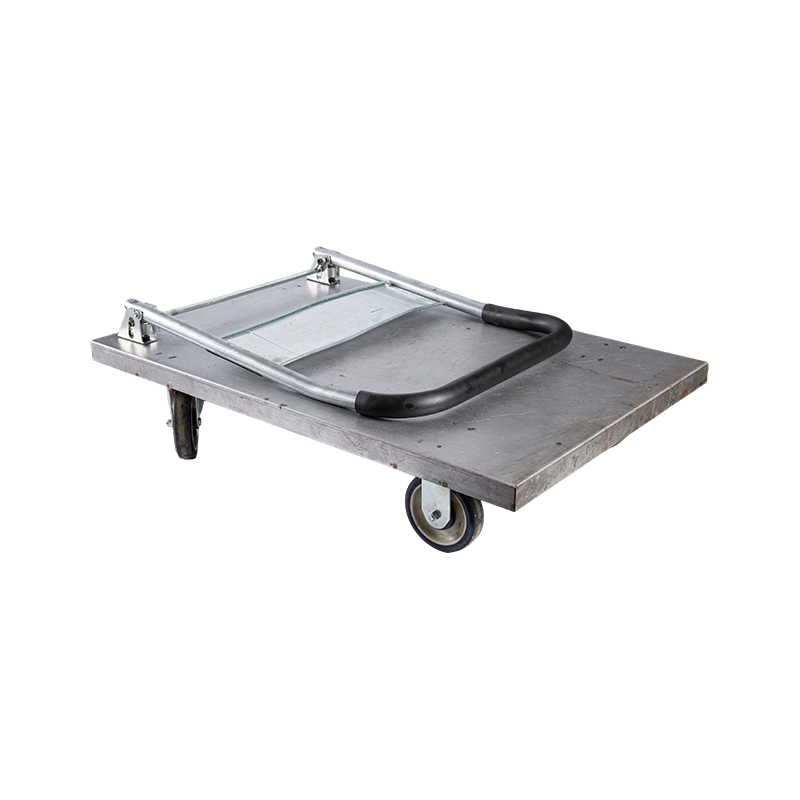 Carrinho de aço resistente, carrinho de carga, transportador, carrinho doméstico, reboque portátil, carrinho pequeno dobrável, carrinho puxado à mão